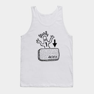 Delete That Ghost! Tank Top